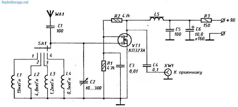схема приемника 1 30 мгц